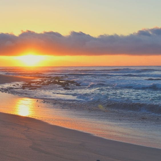 Flagler Beach events 2026 - sunset at Sandy Beach Vacay